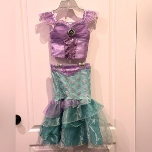 Disney’s Ariel Costume 5-6 (bonus mini purse)